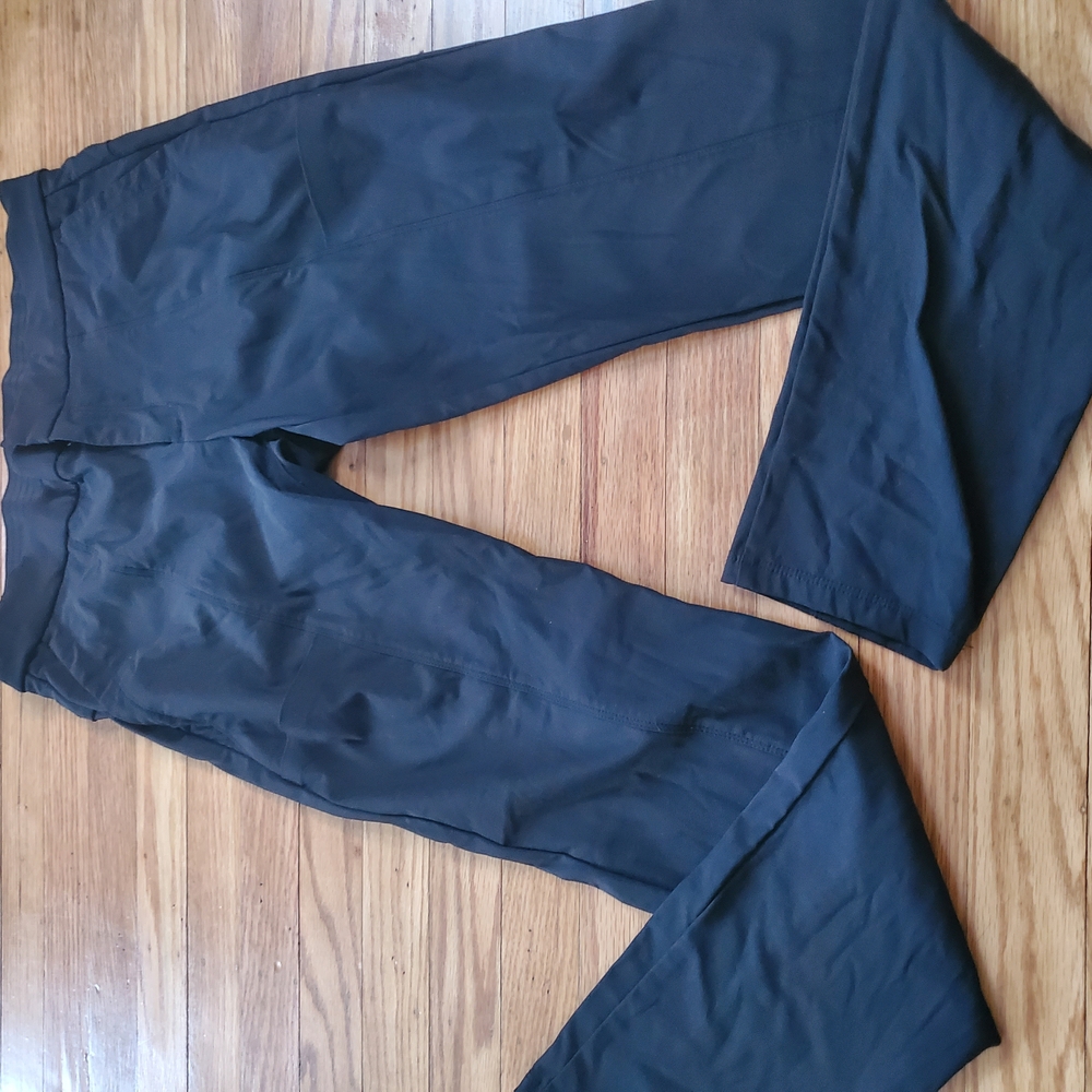 Athleta 6 Pockets Elastic On Waist Skinny Pants - Black Sz 6 - Picture 2 of 16